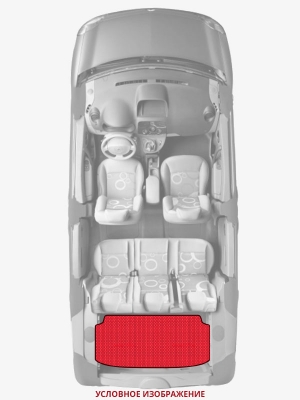 ЭВА коврики «Queen Lux» багажник для Mitsubishi Legnum VR-4